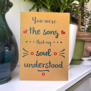 "Joy" Greeting Card with Phish Lyrics | Little Hippie