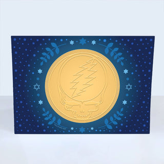 Grateful Dead Steal Your Face Gelt Greeting Card