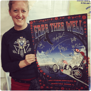 Grateful Dead Sam & Bertha Fare Thee Well Artist Edition Show Poster | Little Hippie