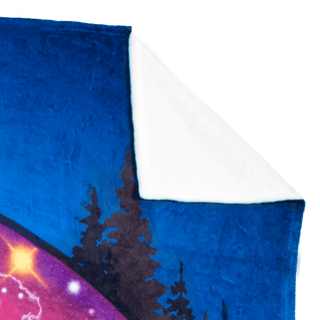 Grateful Dead Terrapin Lake Coral Fleece Blanket | Little Hippie