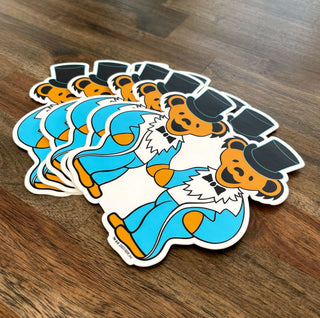 Grateful Dead Wedding Bears Two Grooms Sticker