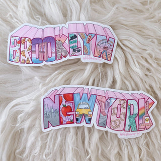 New York Vinyl Sticker
