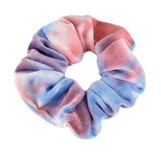 Blue Tie Dye Scrunchie