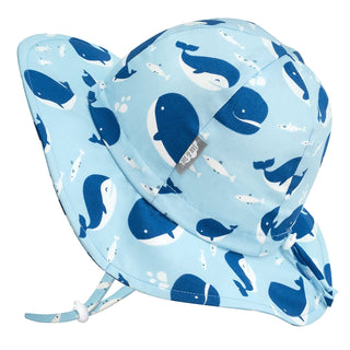 Blue Whale Cotton Floppy Hat