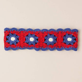 Soft Flower Crochet Headband