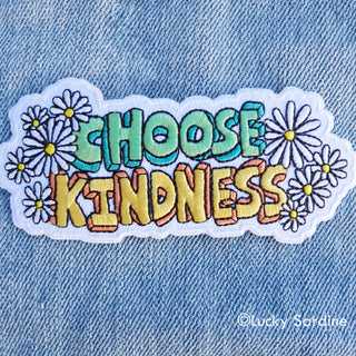 Choose Kindness Embroidered Patch