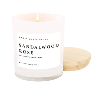 Sandalwood Rose 11 oz Soy Candle
