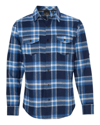 Grateful Dead Bear Face Flannel Men's Blue & White