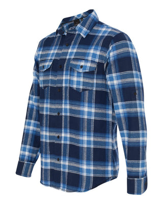 Grateful Dead Bear Face Flannel Men's Blue & White