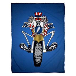 Grateful Dead Psycle Sam Coral Fleece Blanket | Little Hippie