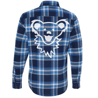 Grateful Dead Bear Face Flannel