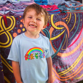 Grateful Dead Rainbow Bears Toddler T | Little Hippie
