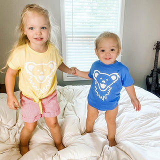Grateful Dead Dancing Bear Face Toddler T Shirt | Little Hippie