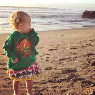Grateful Dead Scarlet Fire Stealie Toddler Hoodie | Little Hippie