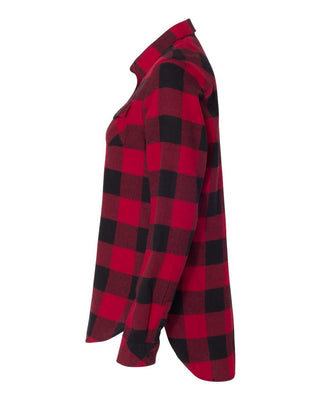 Grateful Dead Steal Your Face Red & Black Women's Flannel