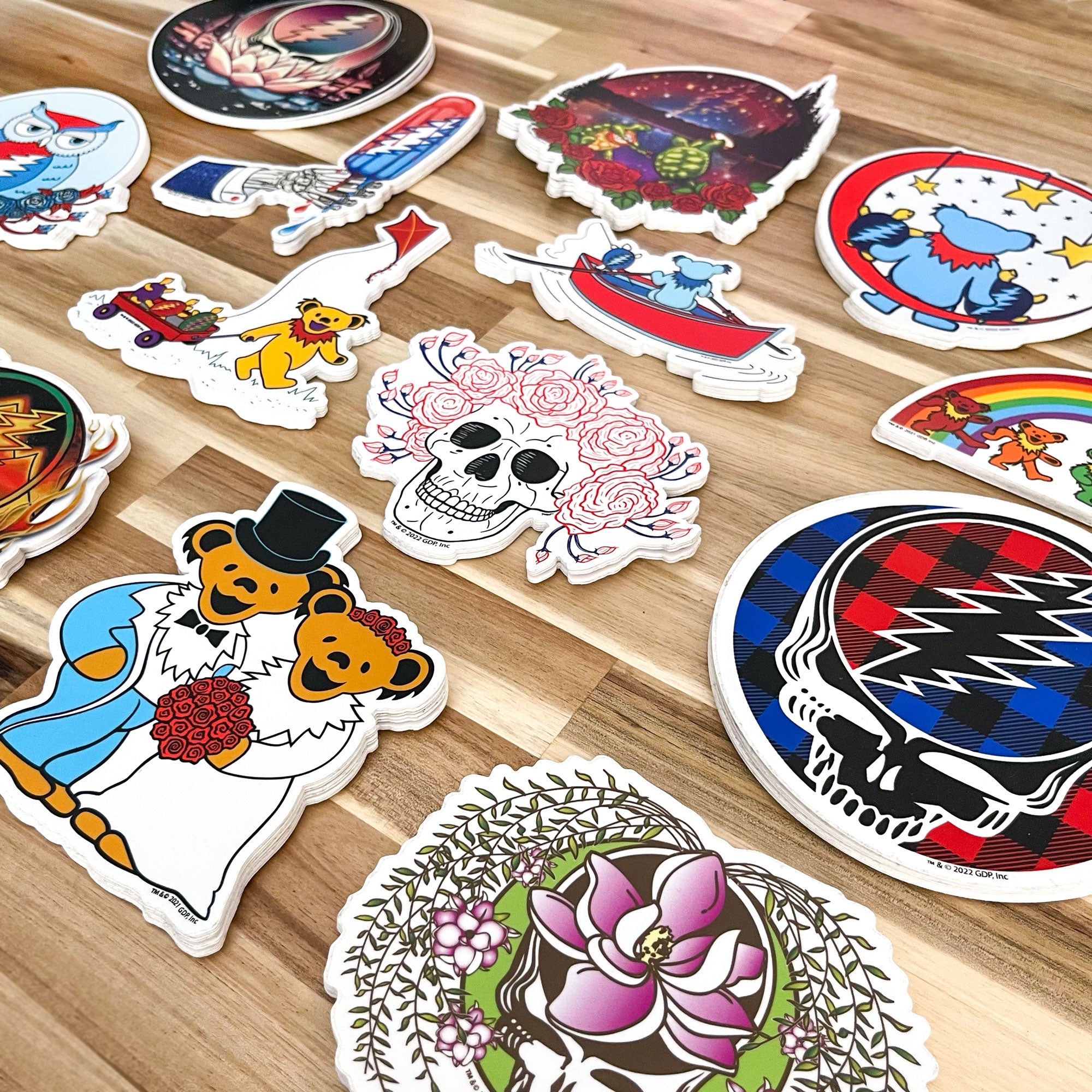 Grateful Dead Stickers Little Hippie