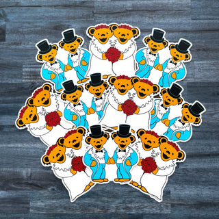 Grateful Dead Wedding Bears - Little Hippie