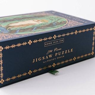 Enchanted Crowned Owl Cameo 500-Piece Puzzle