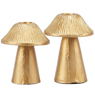 Mushroom Candle Holders Set
