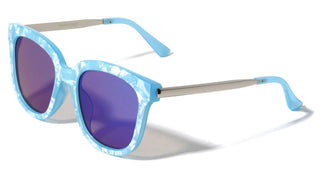 Retro Flat Lens Sunglasses