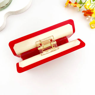 Retro Red Cassette Claw Clip