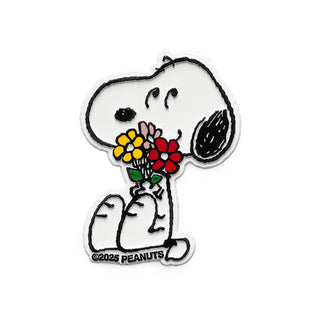 Snoopy Flower Bouquet Classic Fridge Magnet