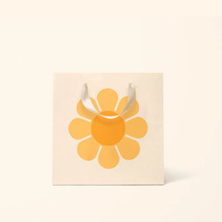 Marigold Retro Flower Gift Bag