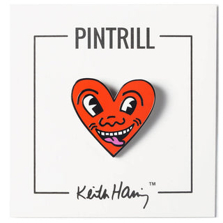 Keith Haring Heart Enamel Pin