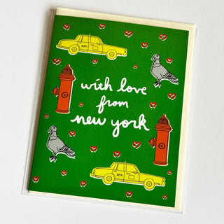 New York City Silhouettes Greeting Card 
