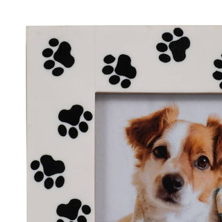 Resin Wood Paw Prints Photo Frame