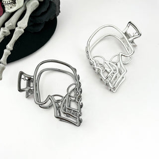 Metal Skull Claw Clip