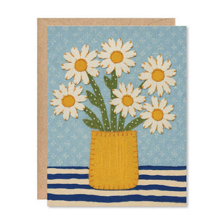 Daisy Vase Greeting Card