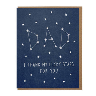 Lucky Stars Dad Greeting Card