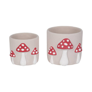 Amanita Mushroom Planter