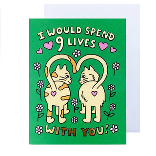 9 Lives Anniversary Card