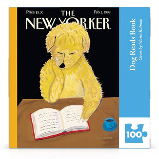 Dog Reads Book Mini - 100 Piece Mini Puzzle