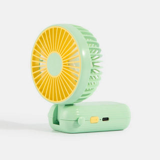 Round Handheld Rechargeable Fan