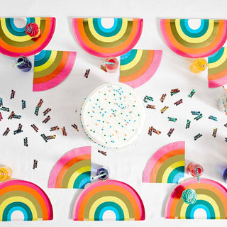 Rainbow Shaped Paper Napkins