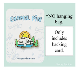 Happy Camper Enamel Pin