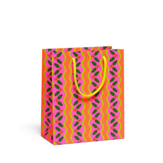 Wavy Holiday Gift Bag