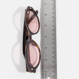 Slim Oval Cat Eye Sunglasses