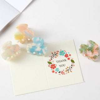 Colorful Pearlized Assorted Mini Claw Hair Clip