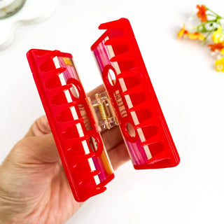 Retro Red Cassette Claw Clip