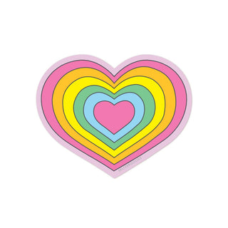 Rainbow Heart Sticker