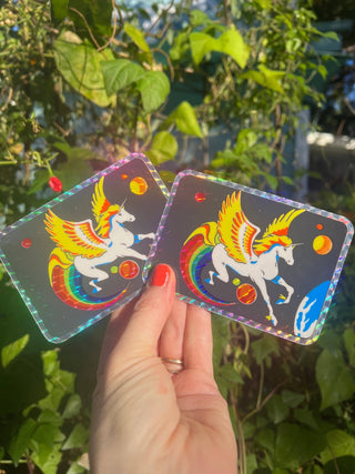 Pegasus Glitter Sticker