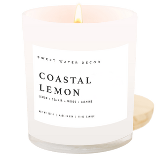 Coastal Lemon 11 oz Soy Candle