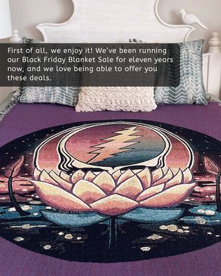 Grateful Dead Sunset Bear Women's Stripes Zip Hoodie