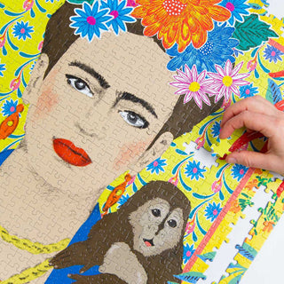 1000 Piece Frida Kahlo Puzzle with Poster and Trivia