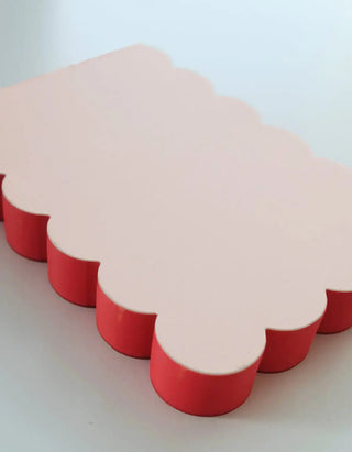 Peach + Persimmon Edge Notepad
