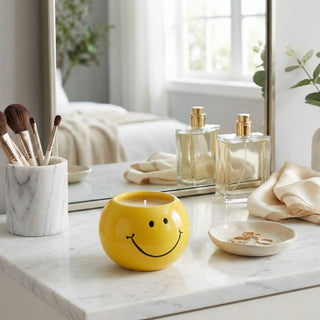 Smiley Face Scented Candle